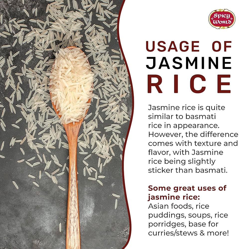 白米10キロWizard_Seller様 Amazon.com : Spicy World Jasmine Rice 10 Pound Bag - Thai